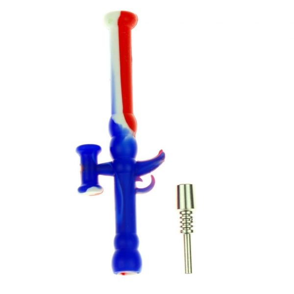 Assorted Silicone "Dab-zooka" Dab Straw